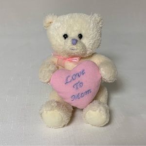 Ty Beanie Baby My Mom Bear Love To Mom Stuffed Animal Plush Small Teddy Lovey